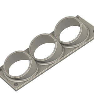 52mm aux gauge pod 3 pack